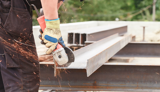 cutting-steel-heavy-industry-by-electric-flex